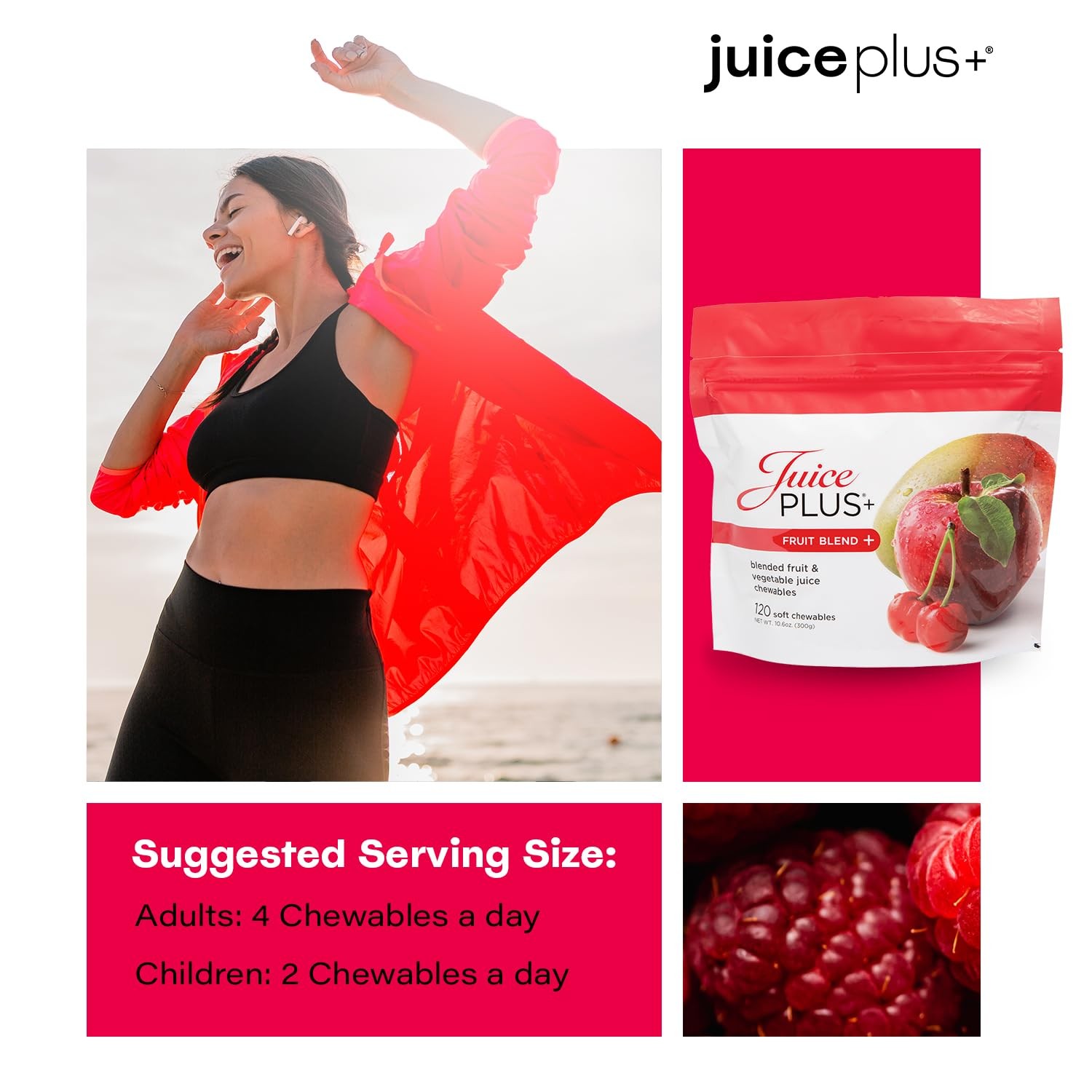 Juice Plus+ Fruit Blend Soft Chews Chewables – Boost Your Nutrition with 11 F…