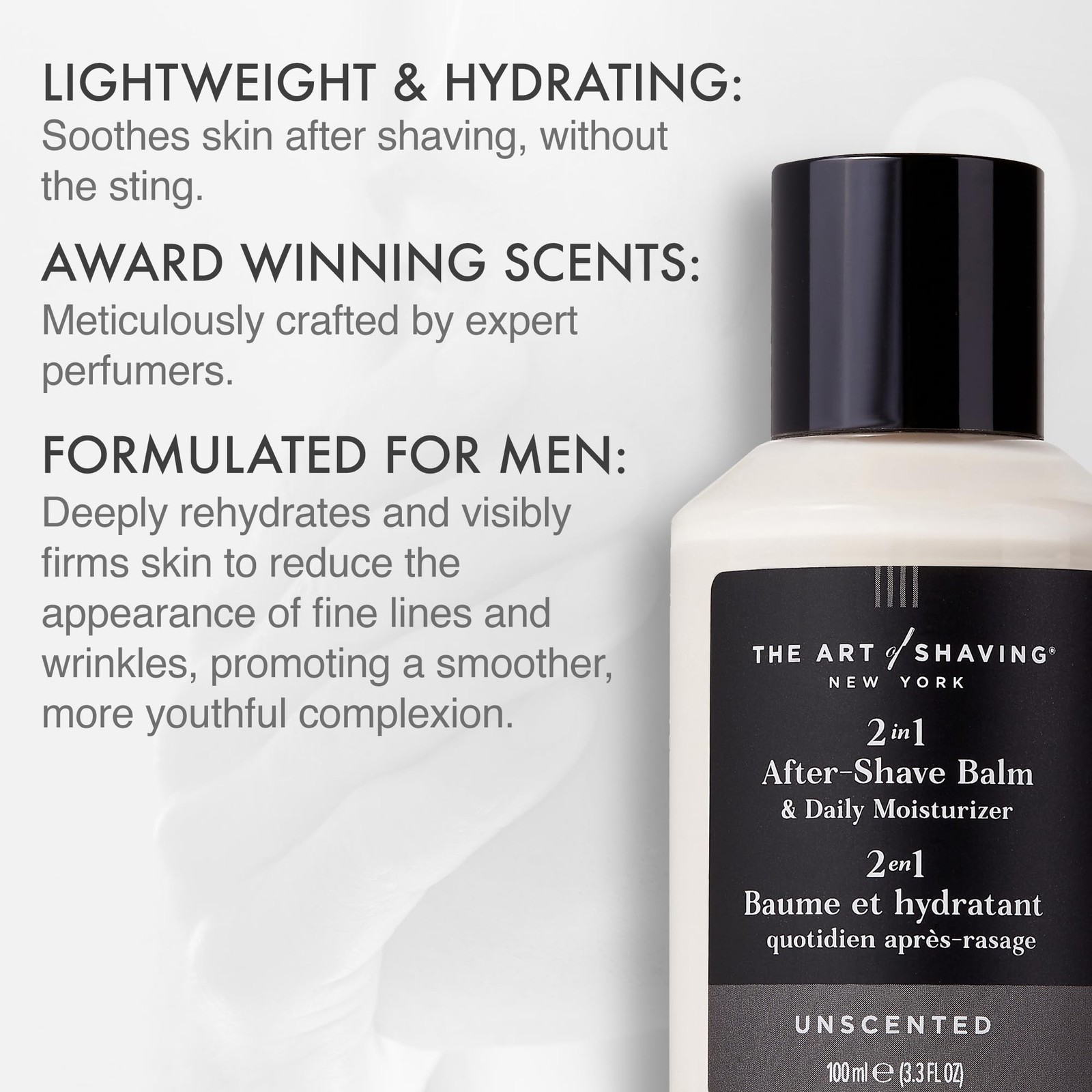 The Art of Shaving After-Shave Balm Unscented 3.3 Fl Oz (Pack of 1)