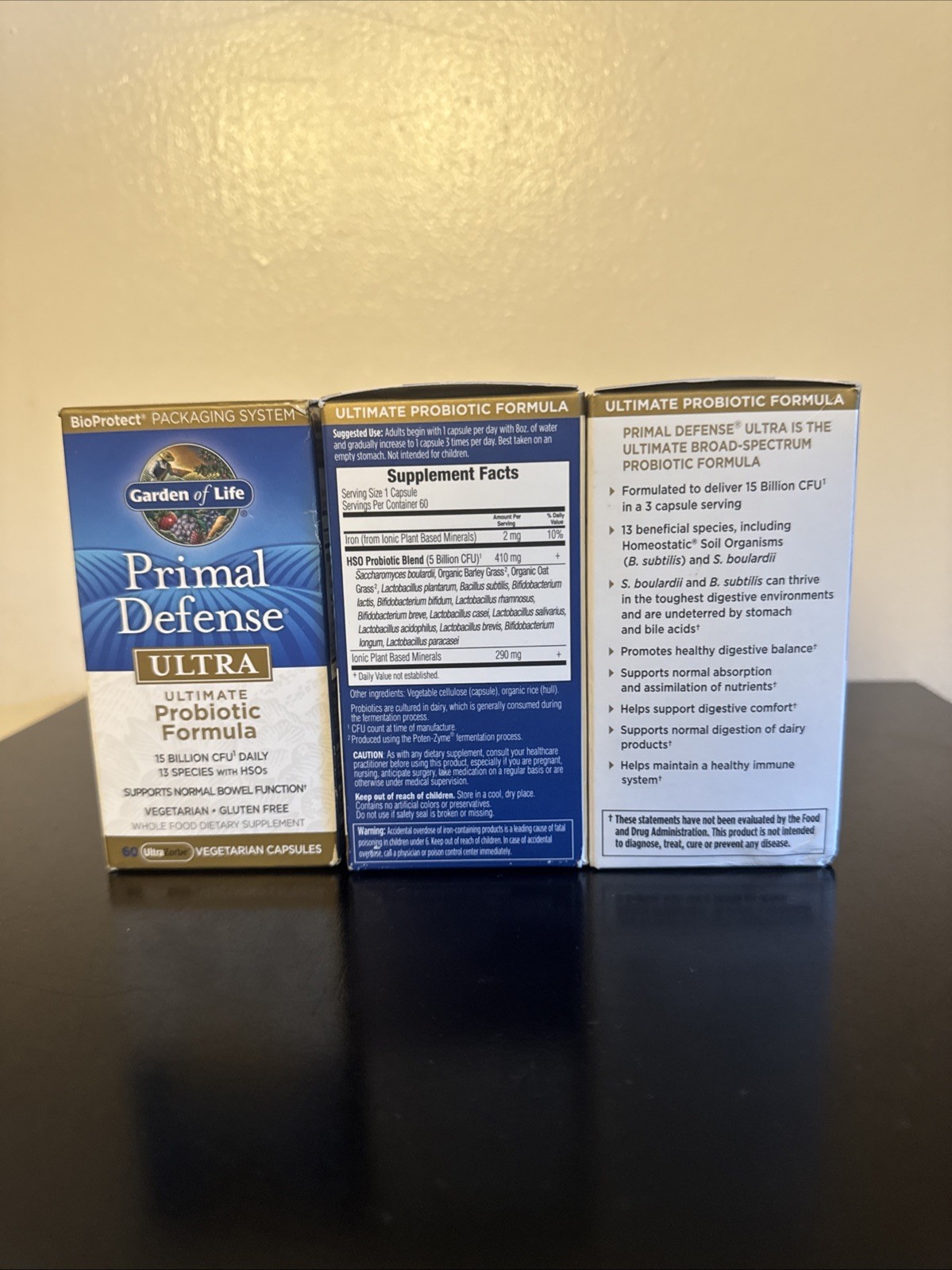 Garden of Life Primal Defense Ultra Probiotic Formula 180 Vegetarian Capsules