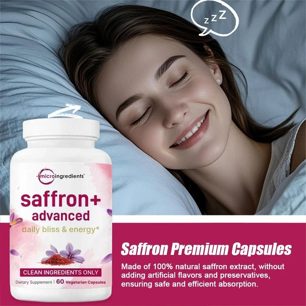 Micro Ingredients Saffron+ innovative Supplements 60 Veggie Capsules 10-in-1 NEW