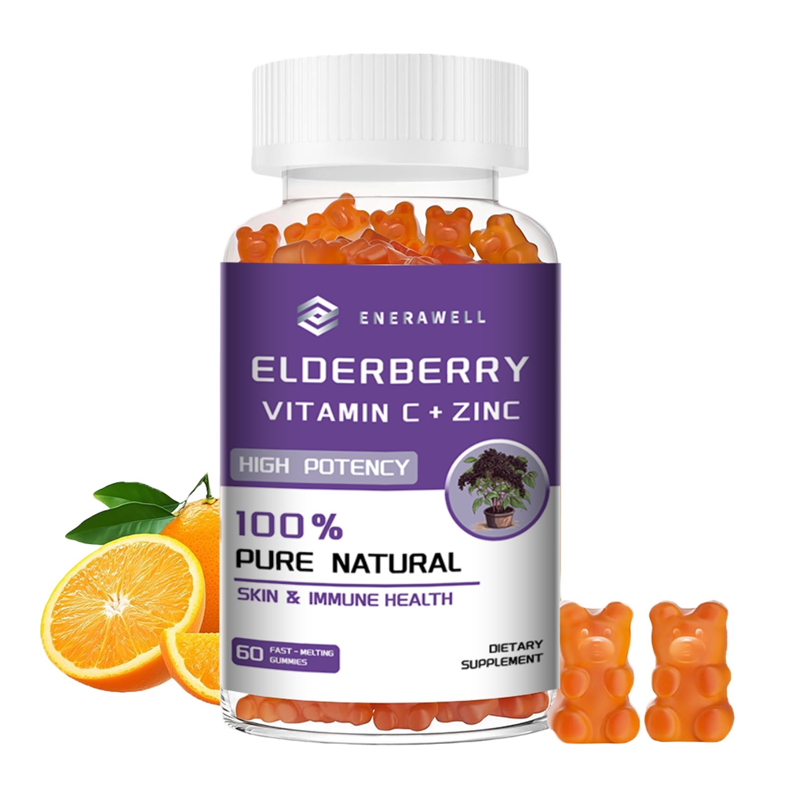 Vitamin C Gummies | 60/120 Gummies – Made With Natural Flavors | 02/07/2027