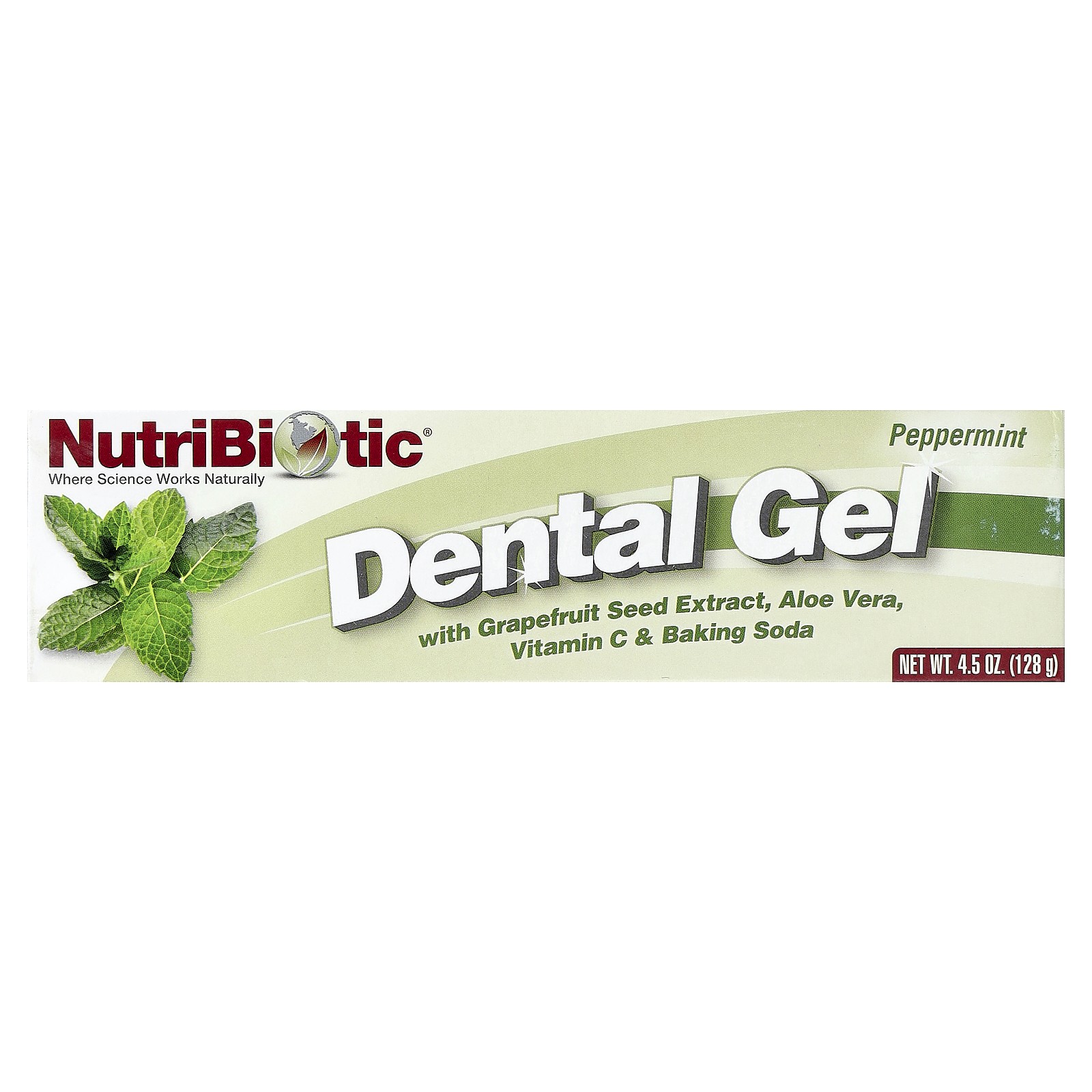 Dental Gel, Peppermint, 4.5 oz (128 g)