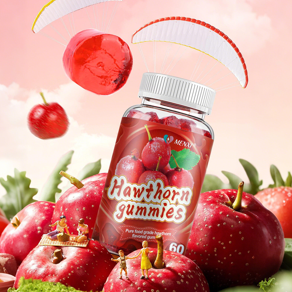 Hawthorn Gummies for Kids & Adults – Appetite Booster 100% Natural 60 Gummies