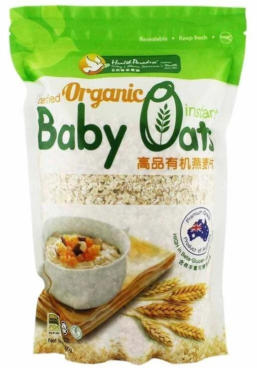 Health Paradise Organic Instant Baby Oats (500gm) Exp. Feb 2027