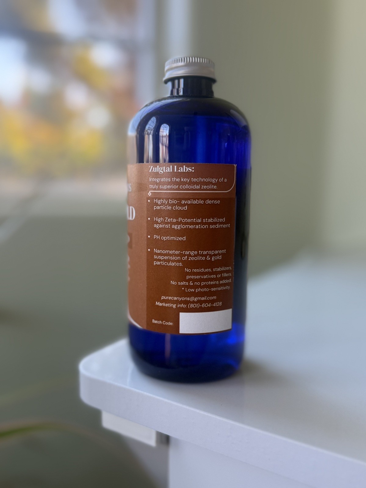 Colloidal Zeolite & Gold 16 Oz. 200 PPM Ultra Concentrated Liquid- FREE SHIPPING