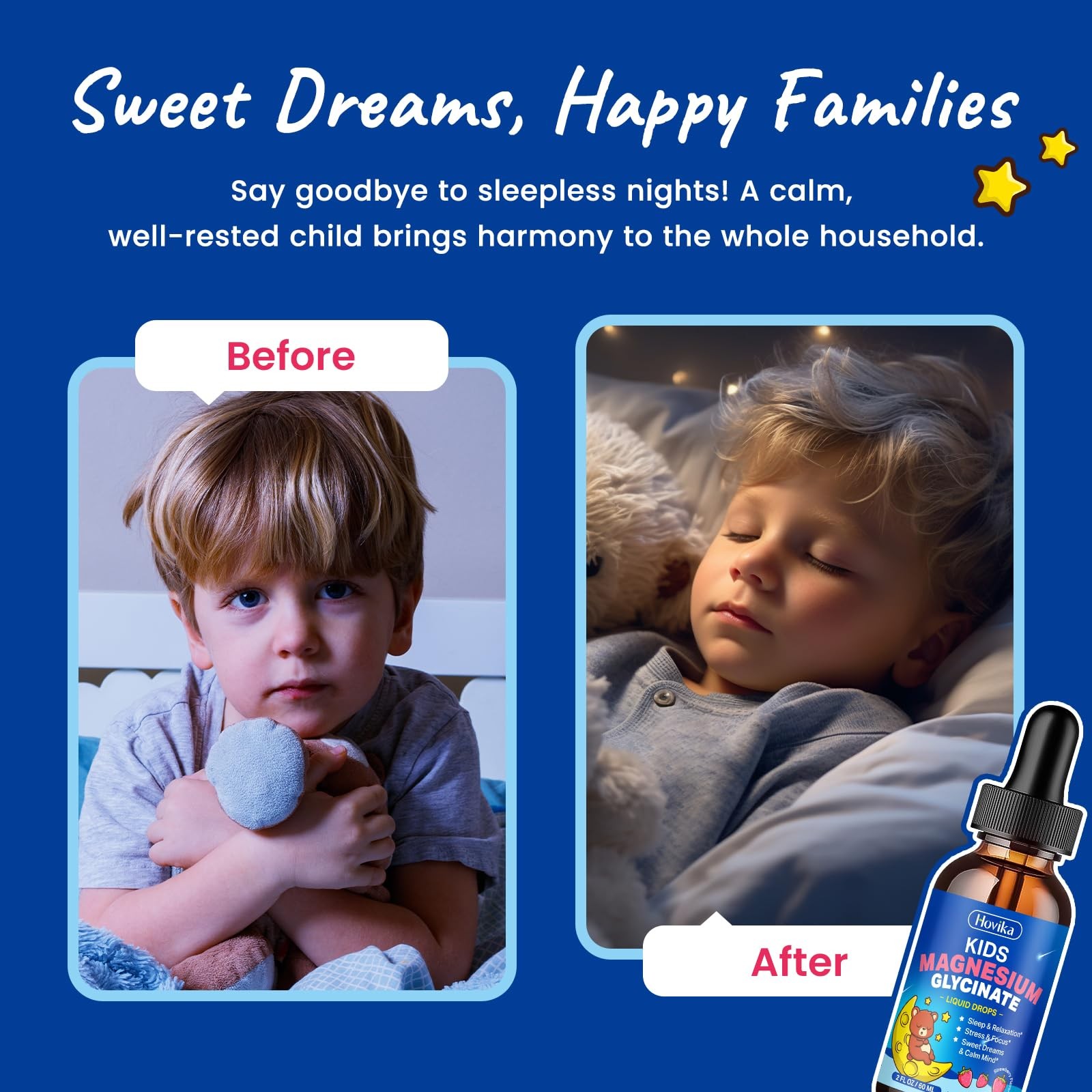 Magnesium Glycinate Liquid for Kids – with L-Theanine 2 Fl Oz (Pack of 1)