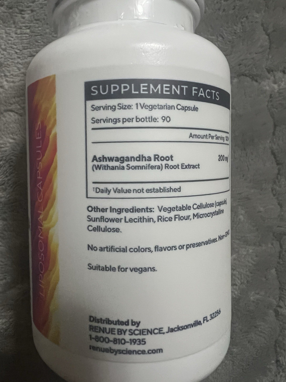 Renue By Science Lipo Supplement Liposomal 90 Capsules 500mg