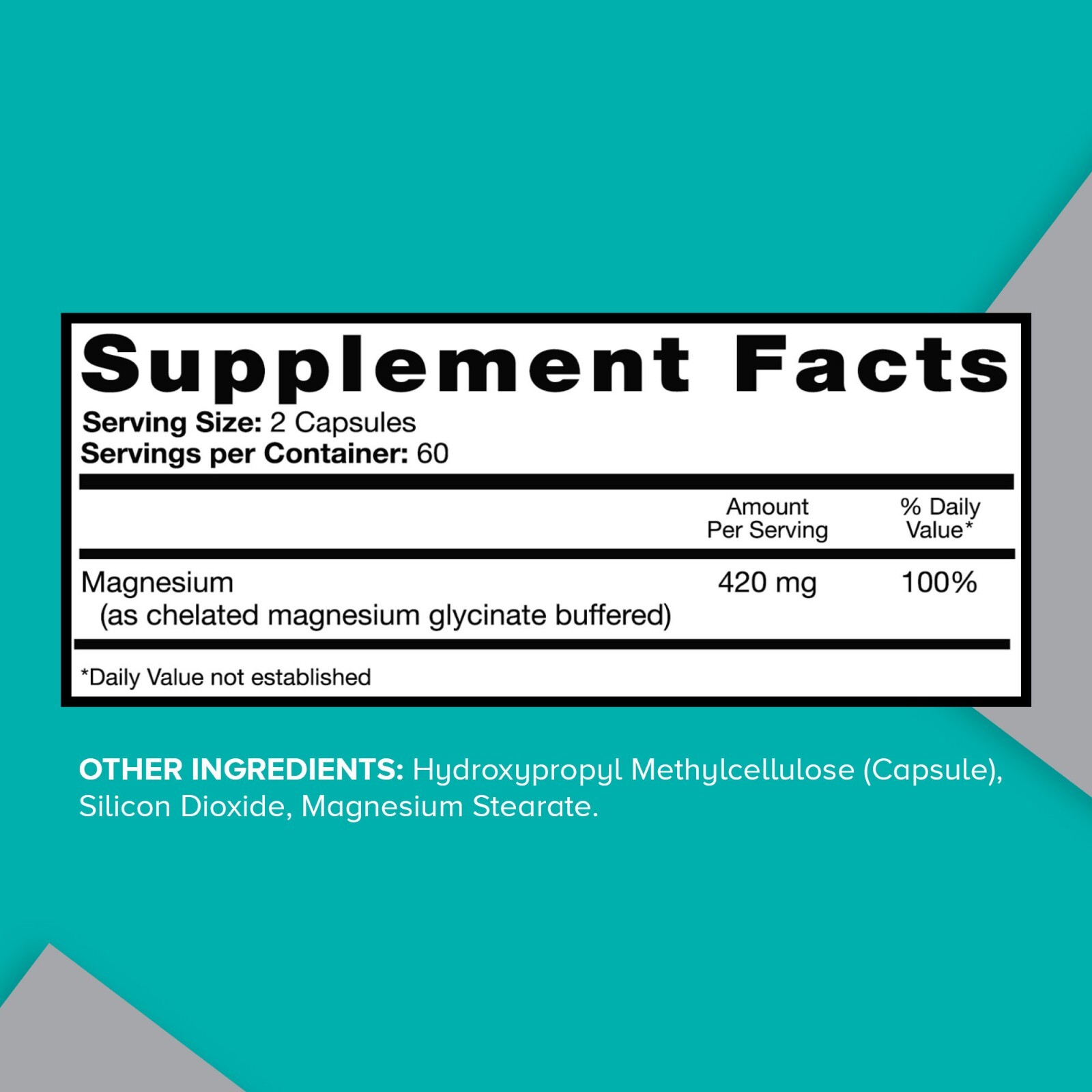 Qunol Magnesium Capsules (120 Count), High Absorption, 420Mg, Extra Strength