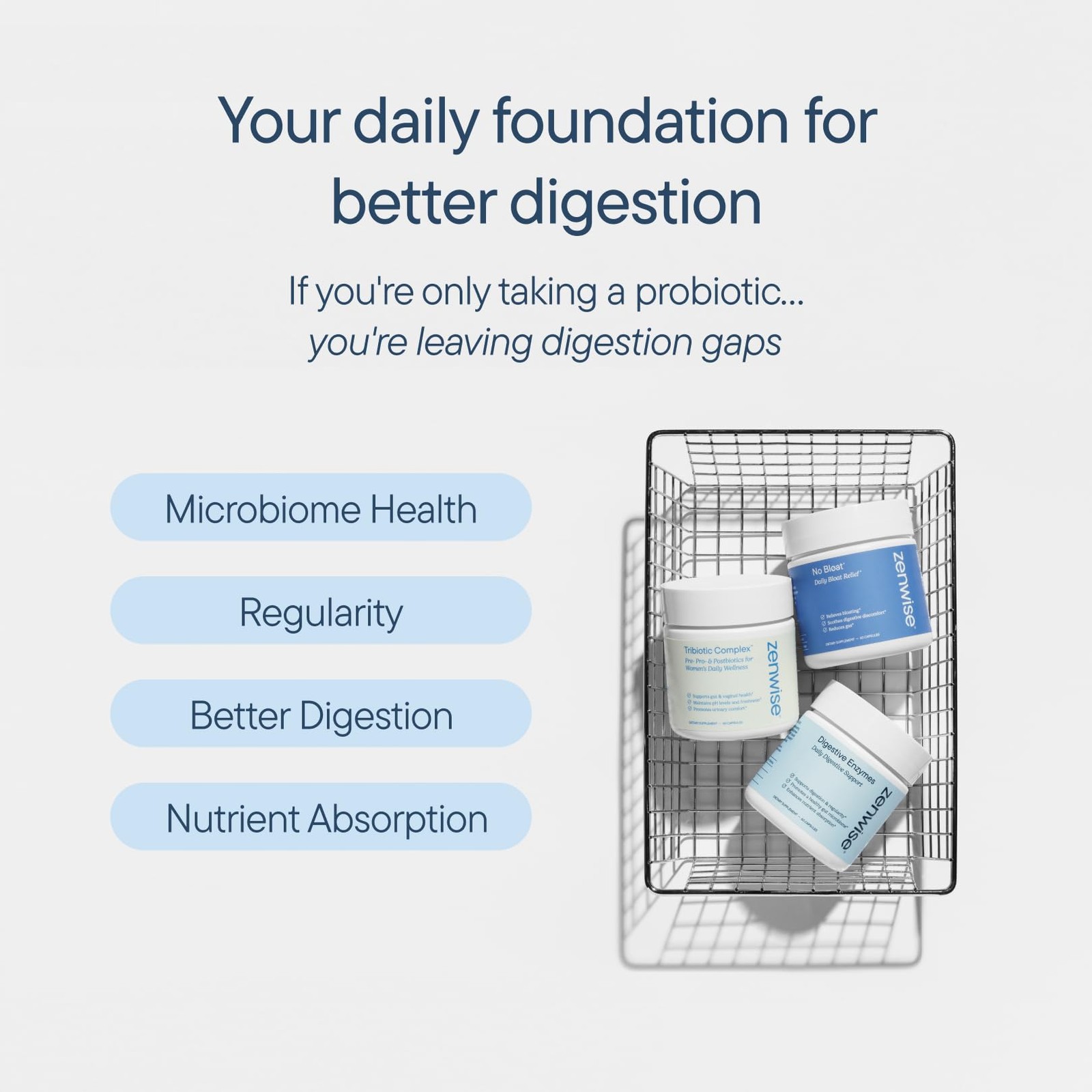 Zenwise Health Digestive Enzymes with Bromelain & Papaya Multi Enzymes Diges…