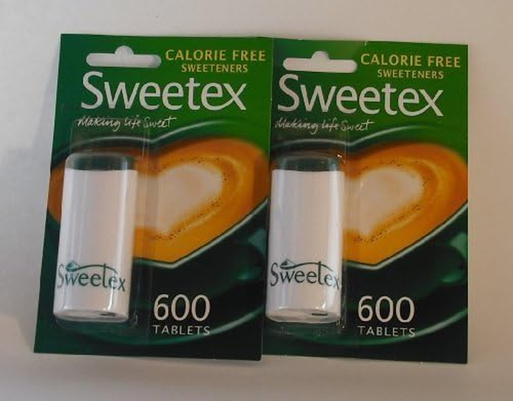 Sweetex Sweetners 2 X 600 Tablets