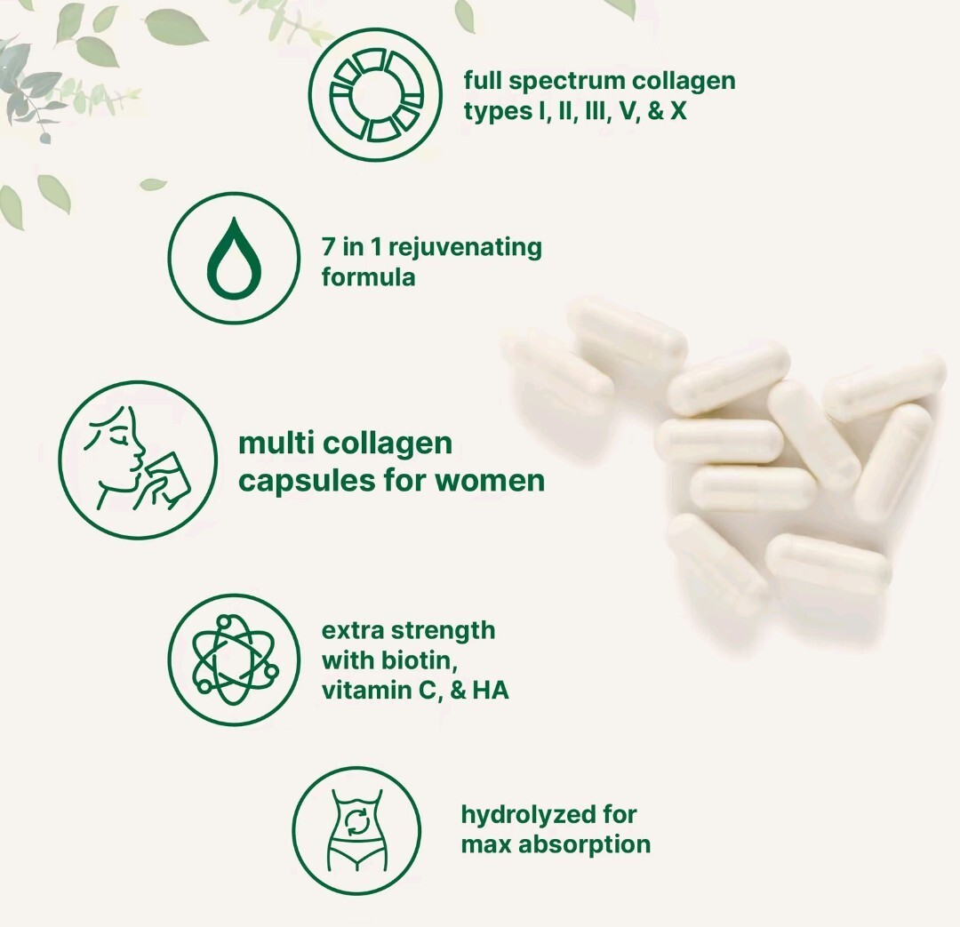 Micro Ingredients Multi Collagen Complex, 240 Capsules+-