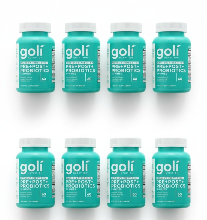 (9 pack) Goli Nutrition World’s First 3-in-1 Pre+Post+Probiotics Gummies 540 pc.