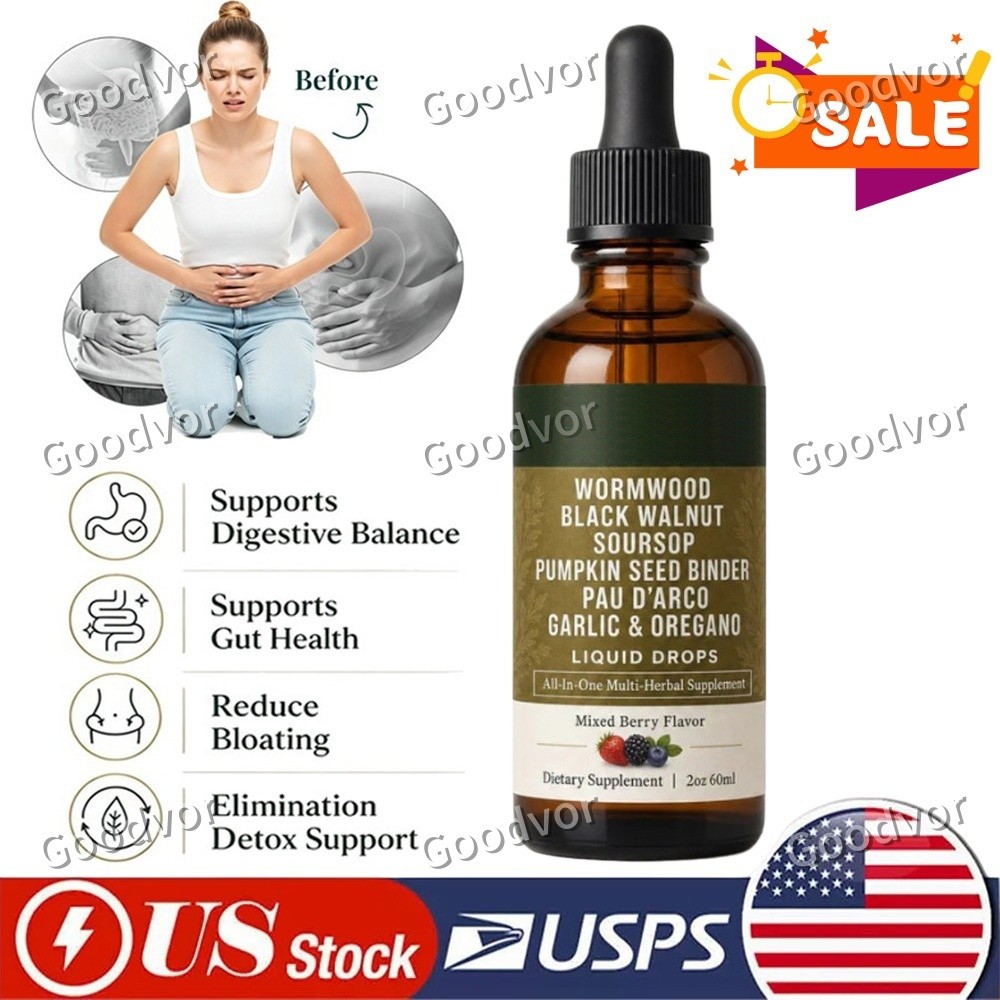 LUMVELLE Wild Harvested Wormwood Herbal Liquid Botanical Supplement Drops 1-5pcs