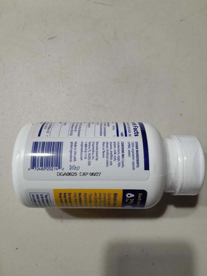 Enzymedica Digest Gold With ATPro Digestive Enzyme 180 Caps Exp 06/2027+