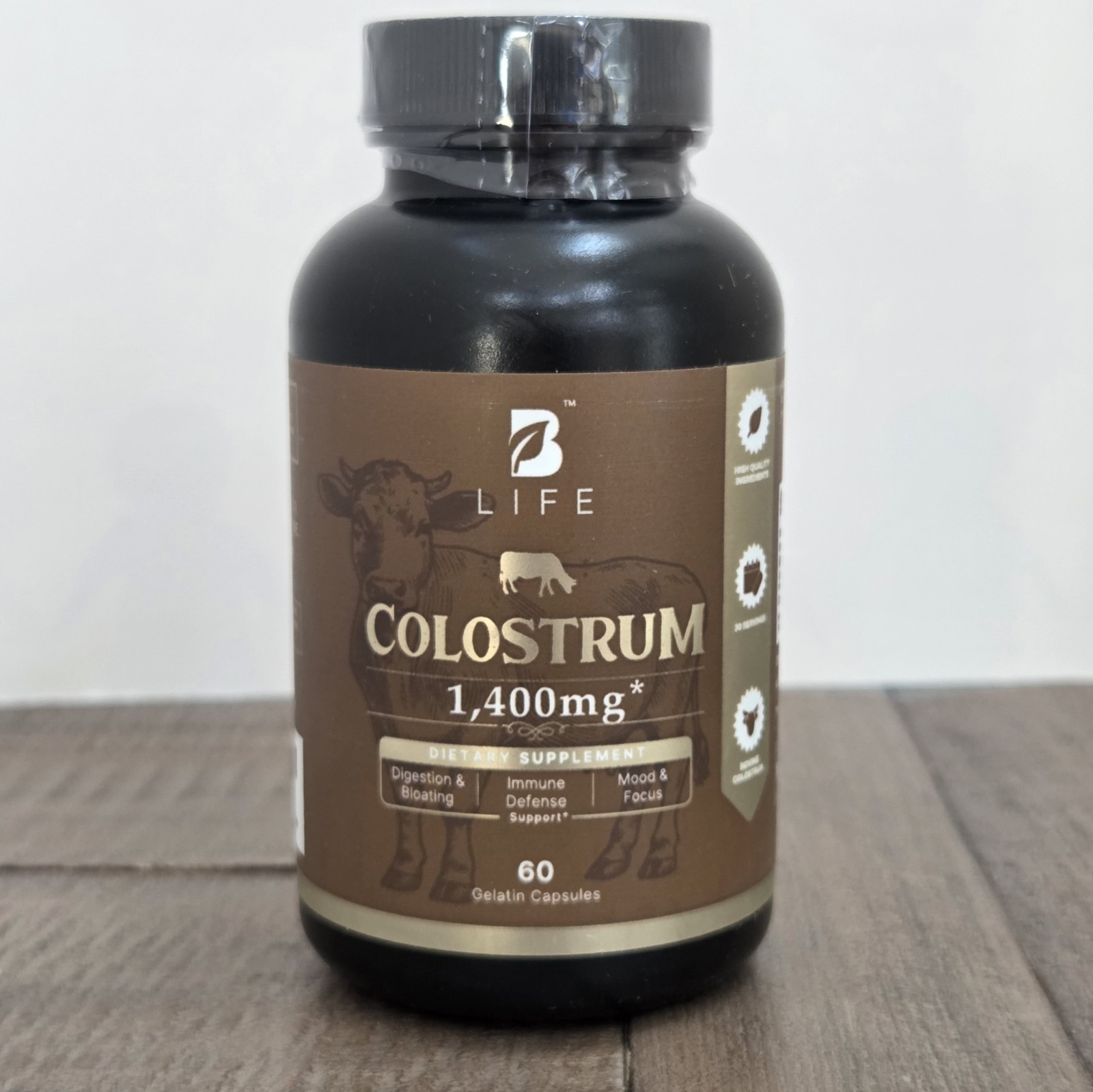 BLife Bovine Colostrum 1400mg Immune Gut Support 60 Caps Exp 04/2028