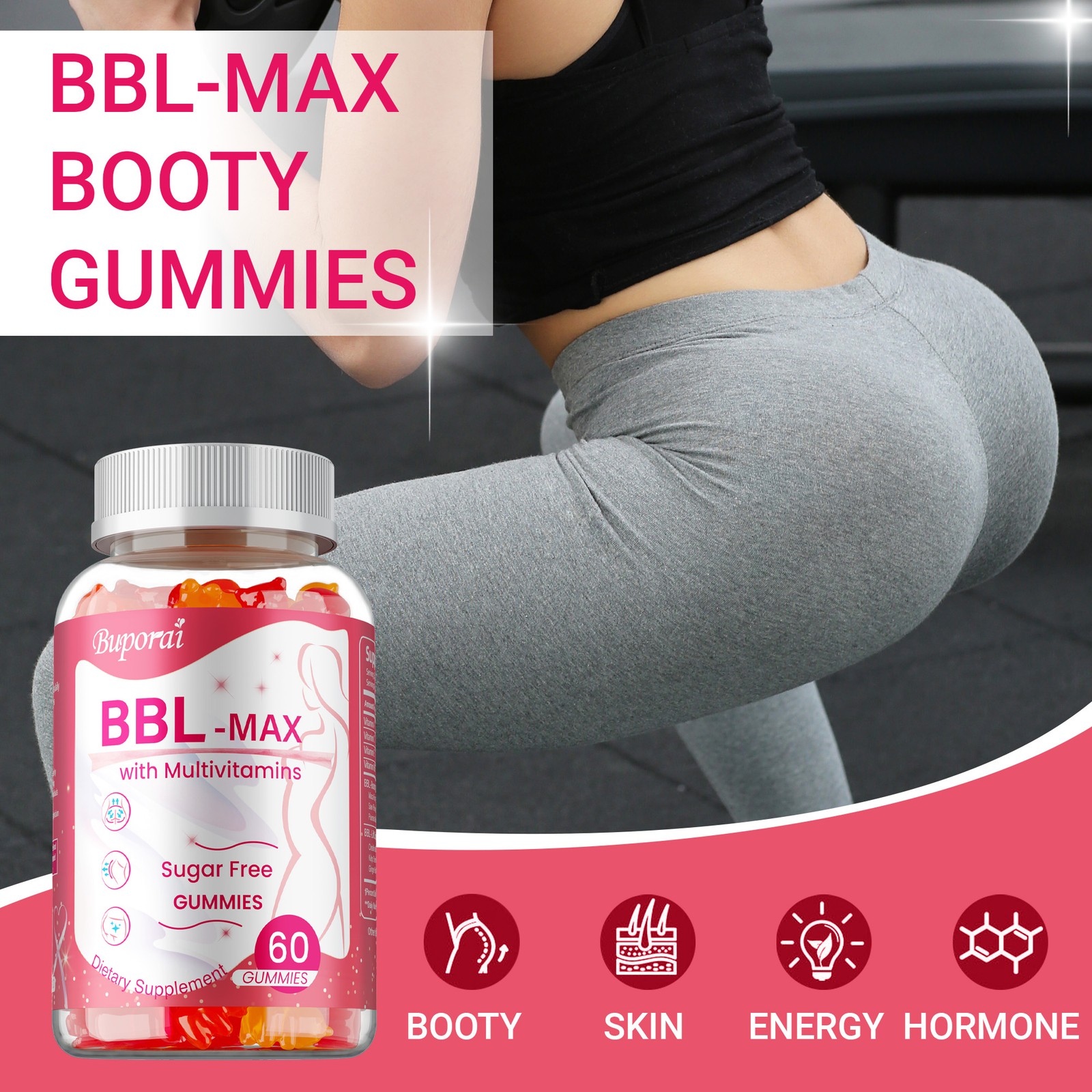 BBL -MAX Gummies – Lift and Firm Your Buttocks, Sculpting Your Hip Curves