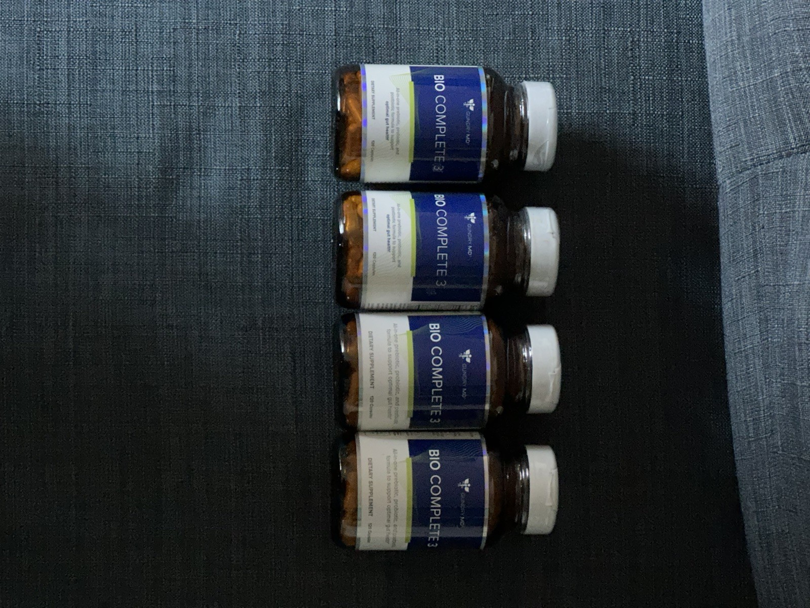 4pk Bottel Gundry MD Bio Complete 3 Supplement 120 Capsules Optimal Gut Health