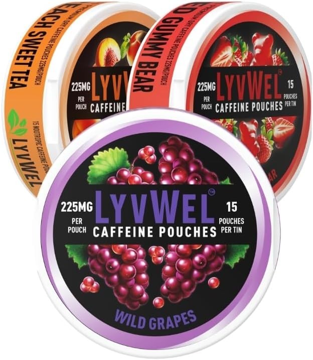 Energy Management: 225mg Caffeine Pouches – Focus & Energy Without Nicotine