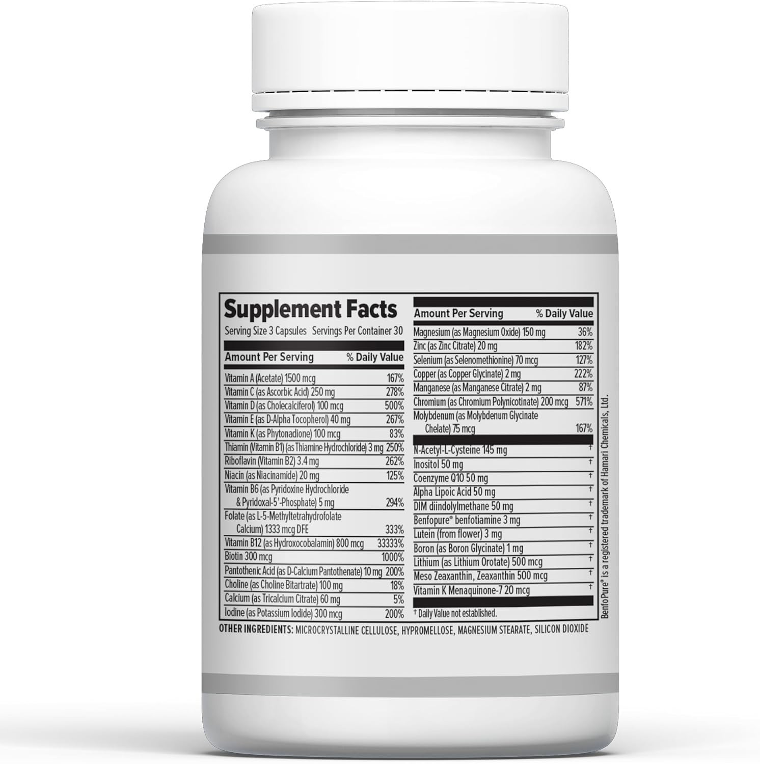 “Quality 10X Fitness Optimize Methylated Multivitamin 90 Capsules”
