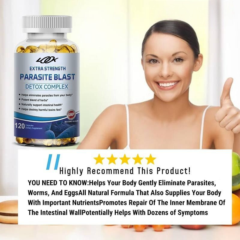 Super Colon Cleanse Anti Parasite Complex Eliminat Parasites