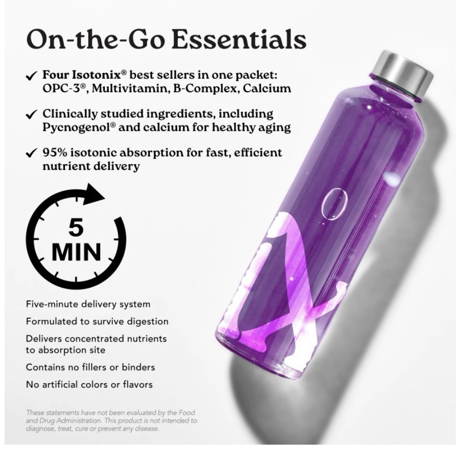 Isotonix Daily Essentials OPC-3 Multivitamin 30 Stick Packs Dairy/Gluten-Free