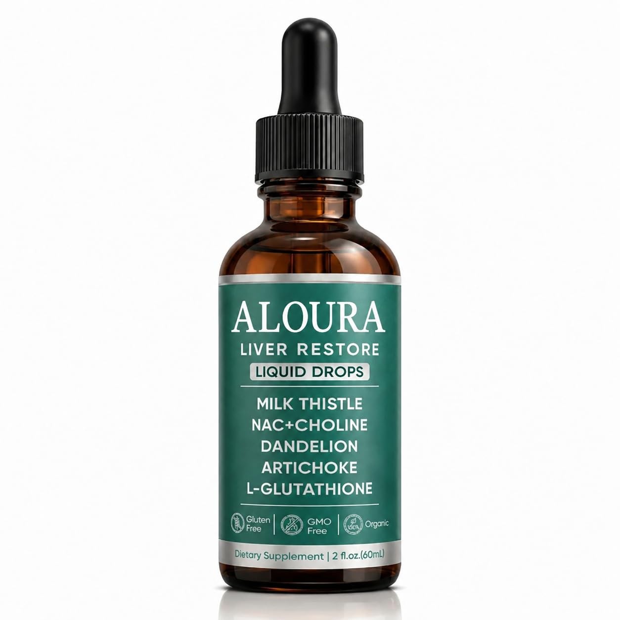 Liver Restore Drops, Liquid Liver Support Drops with NAC,L-Glutathione & Choline