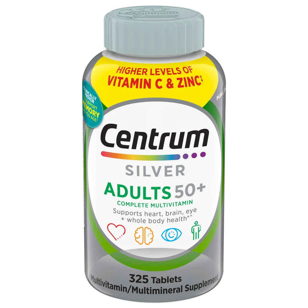 Pack Centrum Silver Adults 50+ Multivitamin, 325 Tablets