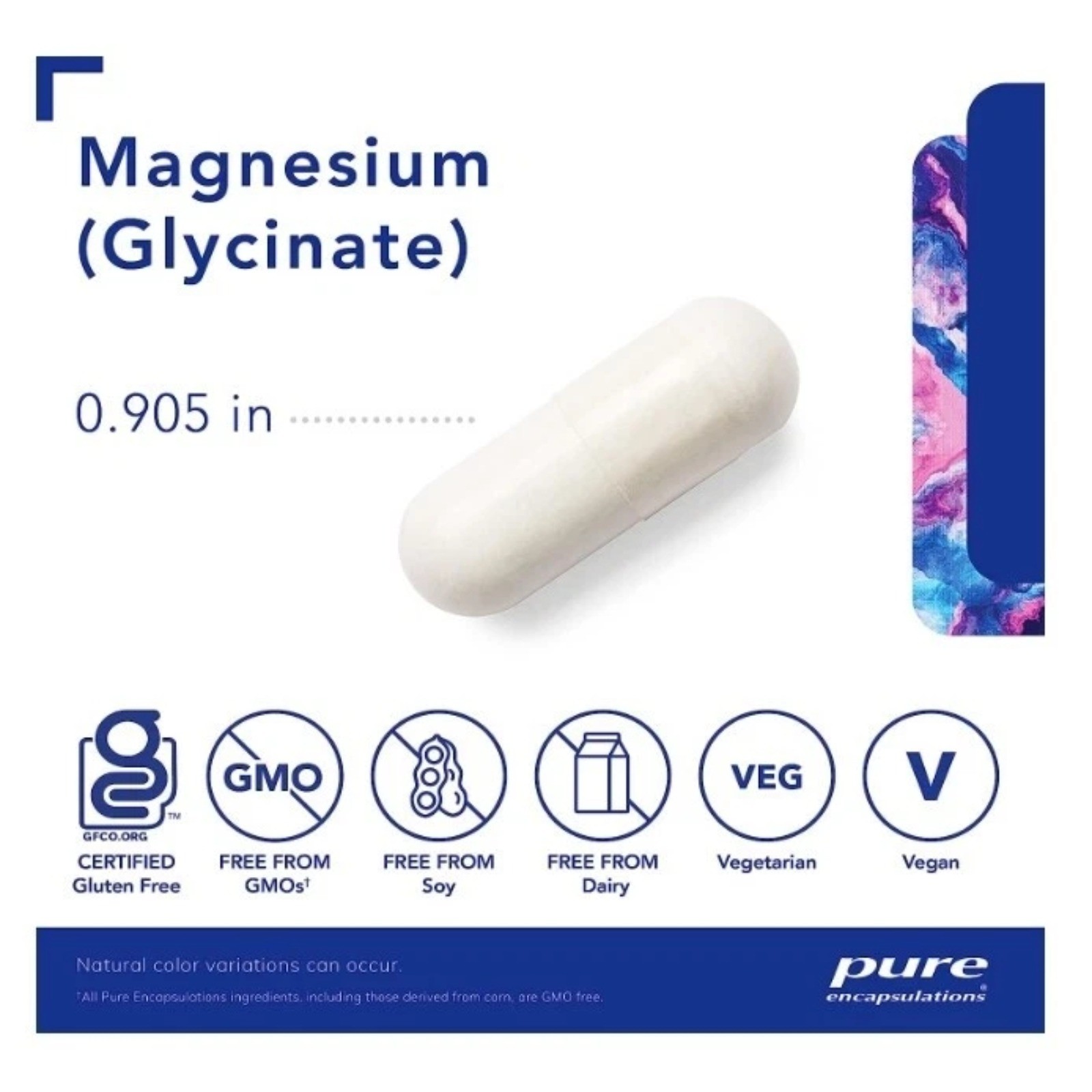 Pure Encapsulations Magnesium Glycinate,90 capsules, 120 mg