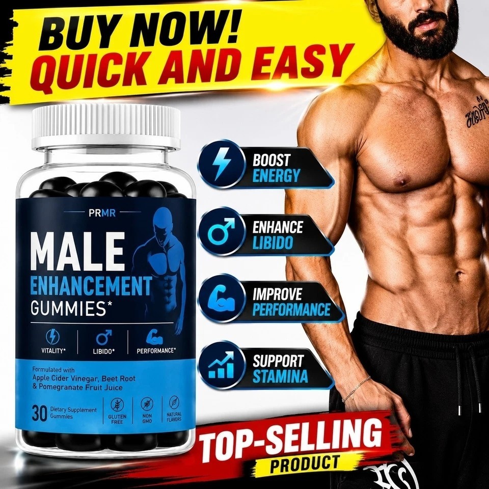 PRMR Gummys Male Health Support Vitamin Vital Health 30 Gummies