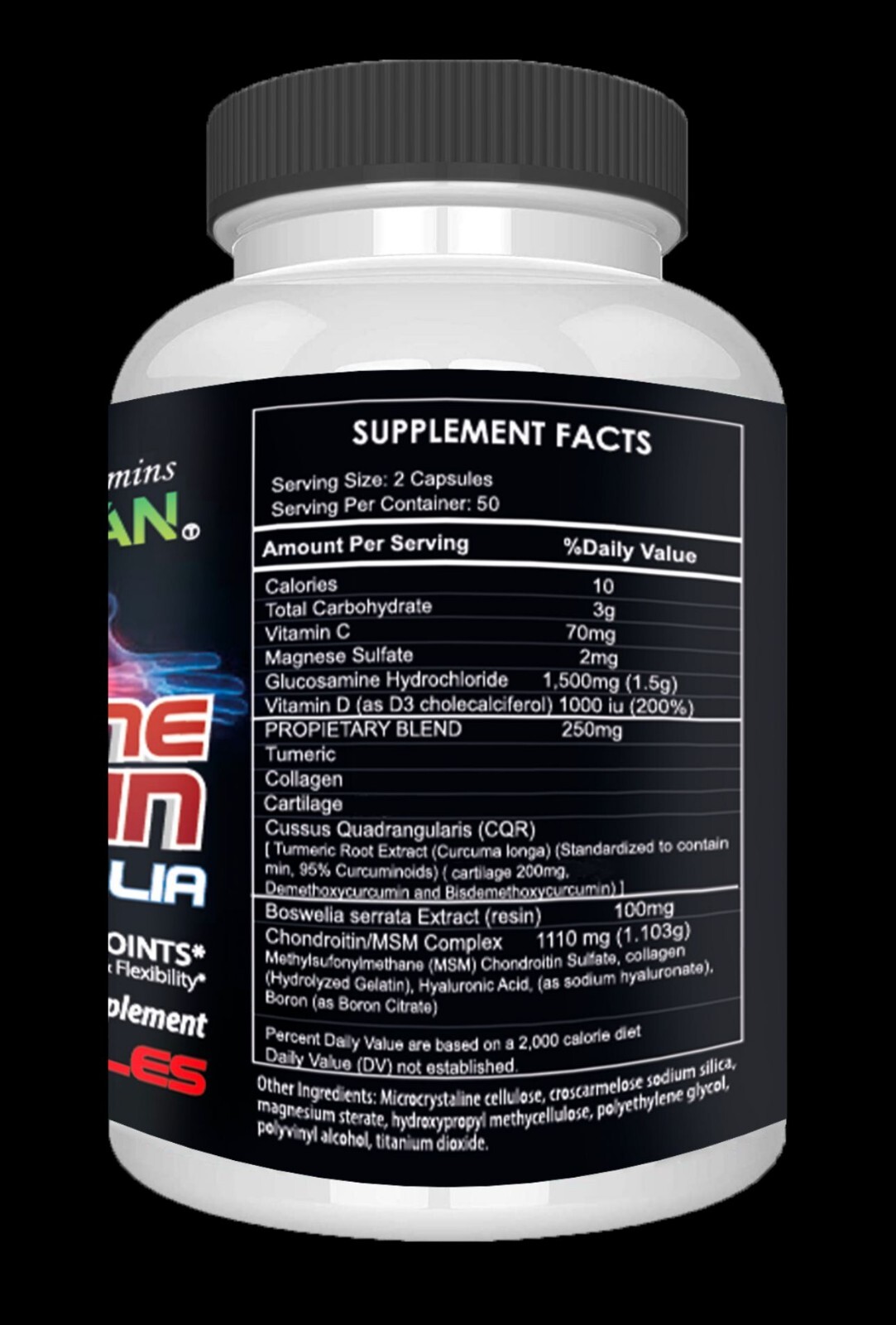 organic v FLEX JOINT /ARTRITIS CURCUMA Turmeric root MSM CARTILAGO