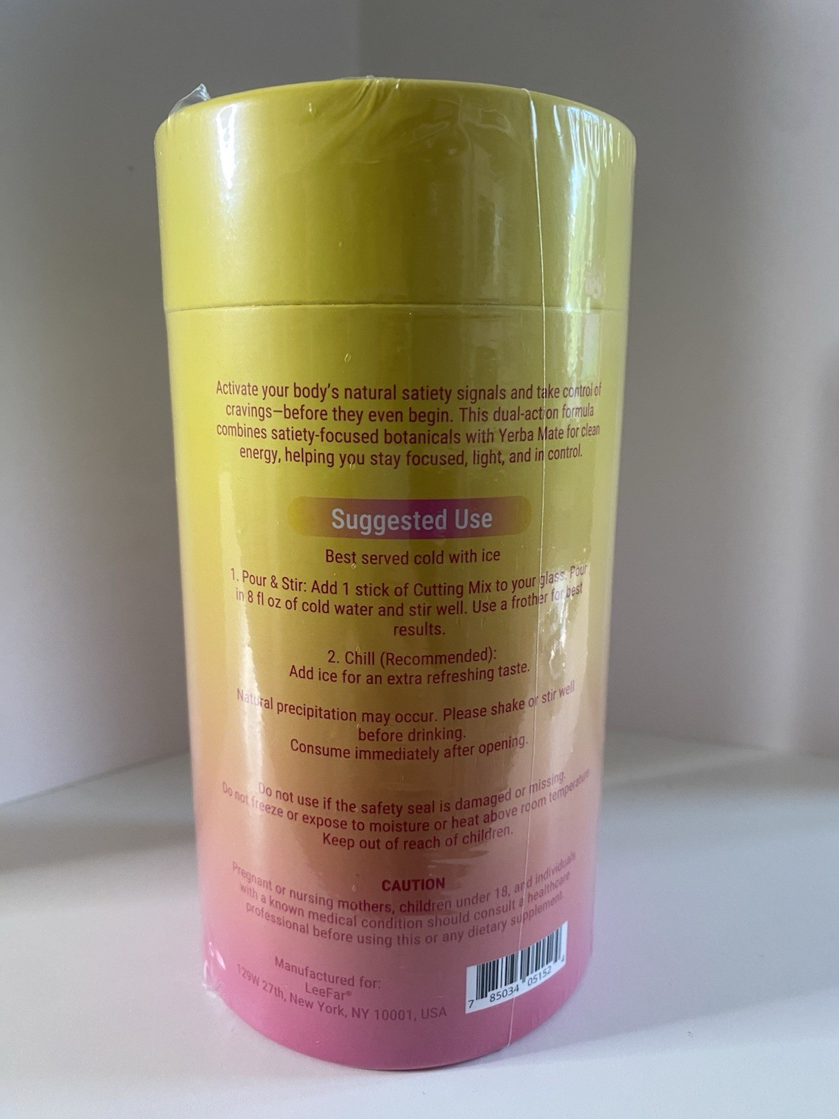 Leefar Cutting Mix – Berberine & Yerba Mate Strawberry Açaí 30 Pc Expires 3-2028