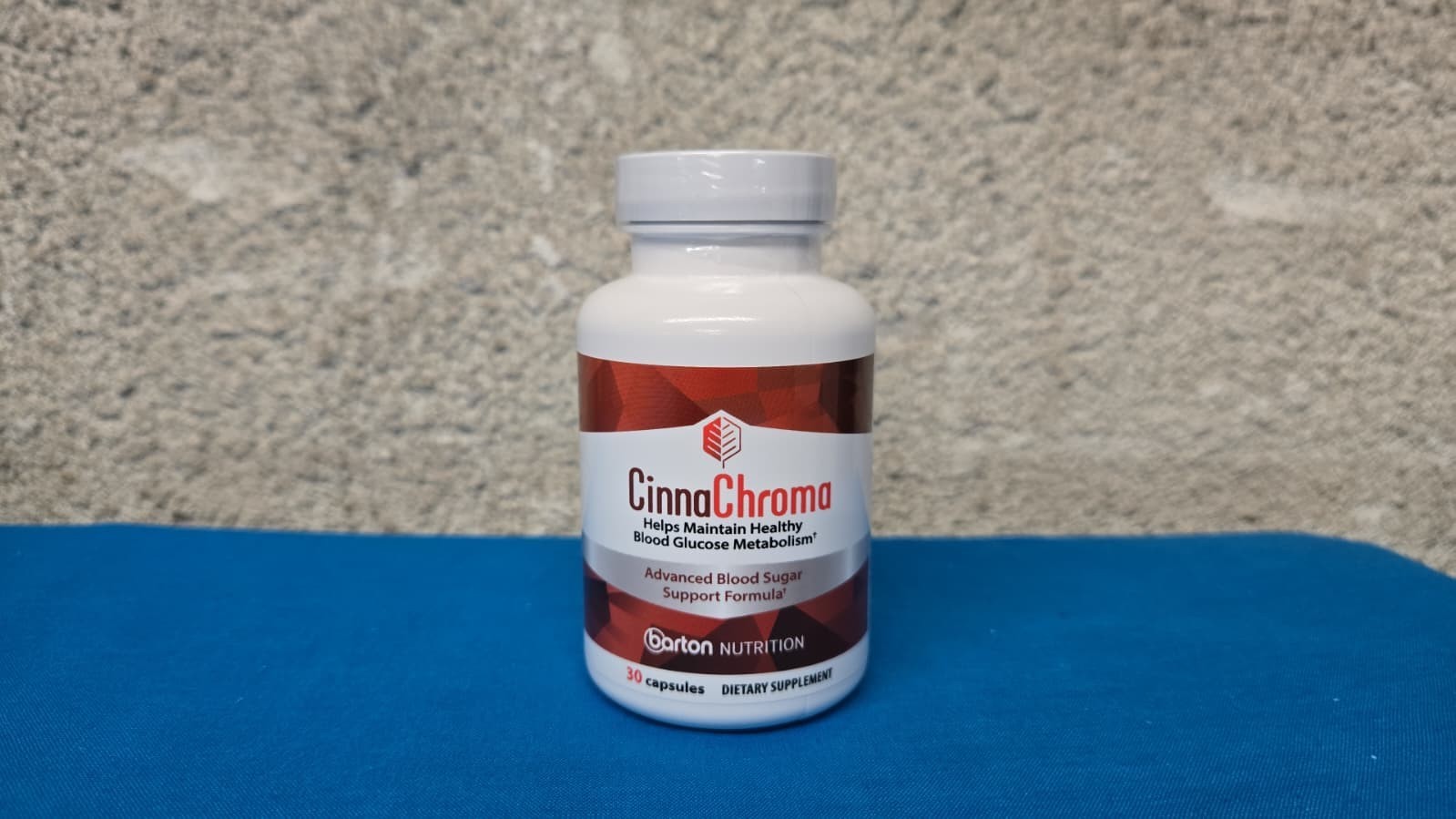 CINNACHROMA Blood Glucose Metabolism Sugar Support Cinnamon 30 Caps Exp 12/2027