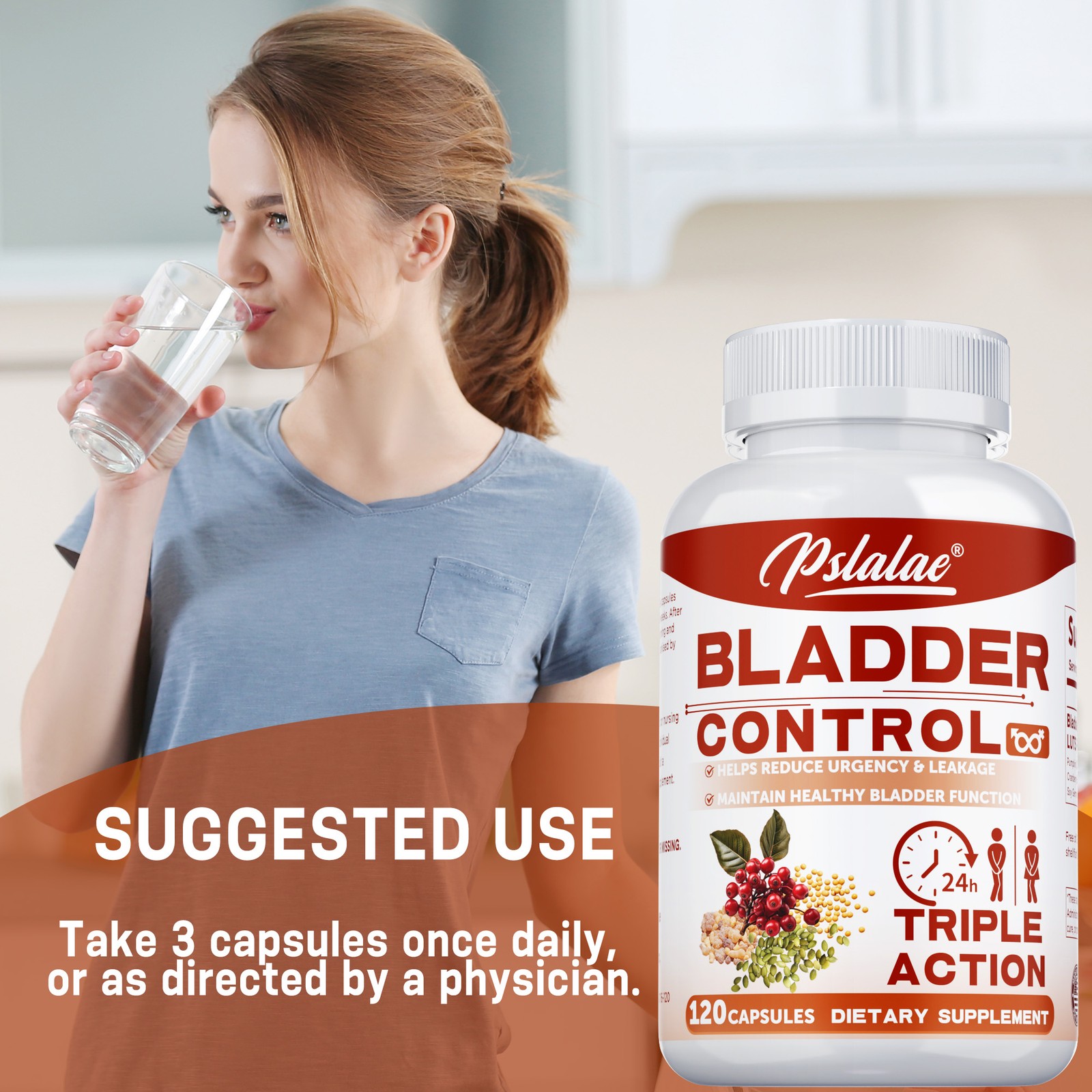 Bladder Control – Maintain Healthy Bladder Function and Reduce Urinary Urgency