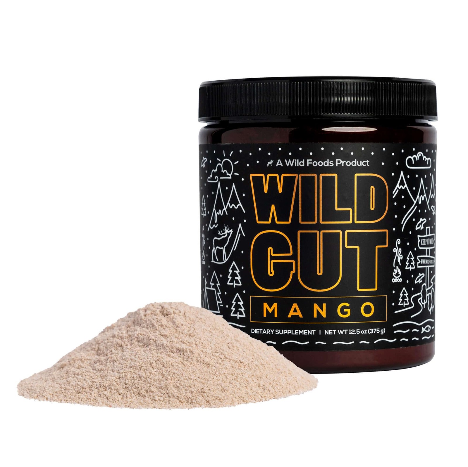 Wild Gut Daily Electrolyte Drink Powder for Digestive Support: Psyllium Husk