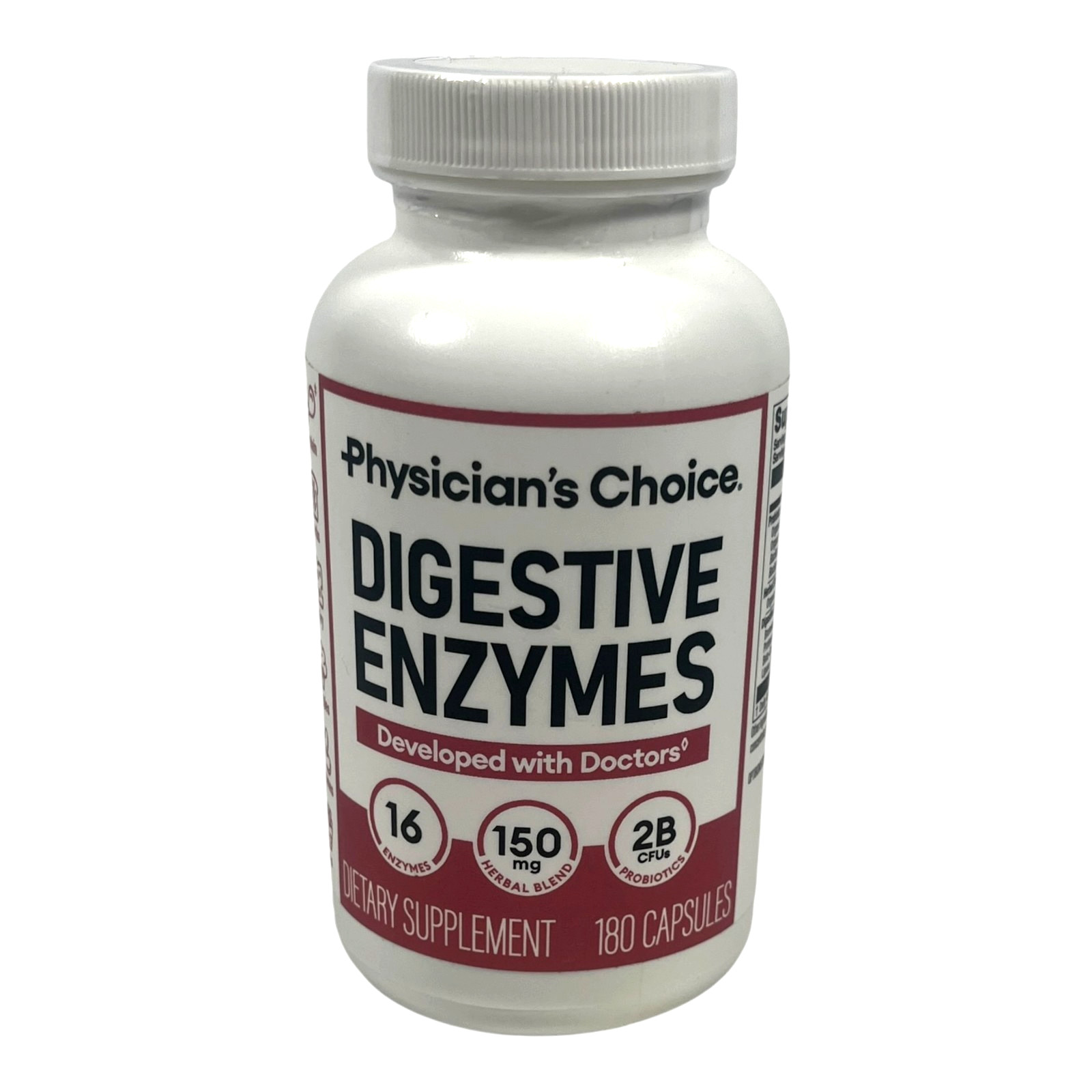 Physician’s CHOICE Digestive Enzymes for Bloating 180 Count – EX 10/27