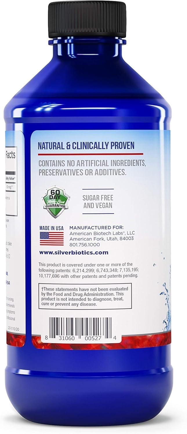 Silver Biotics 30 PPM Extra Strength Daily Immune Support Supplement with Pat…