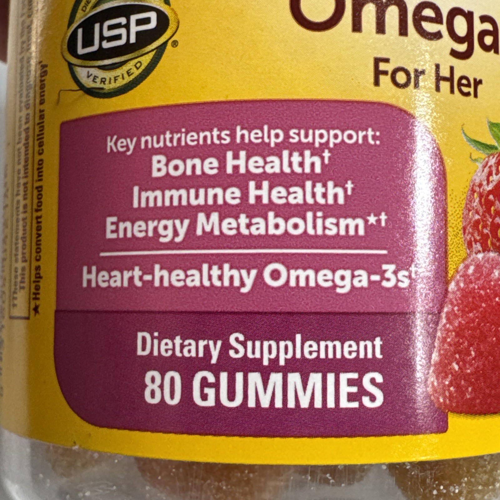 Nature Made Multivitamin + Omega 3 for Women 80 Gummies 06/2026 Sealed