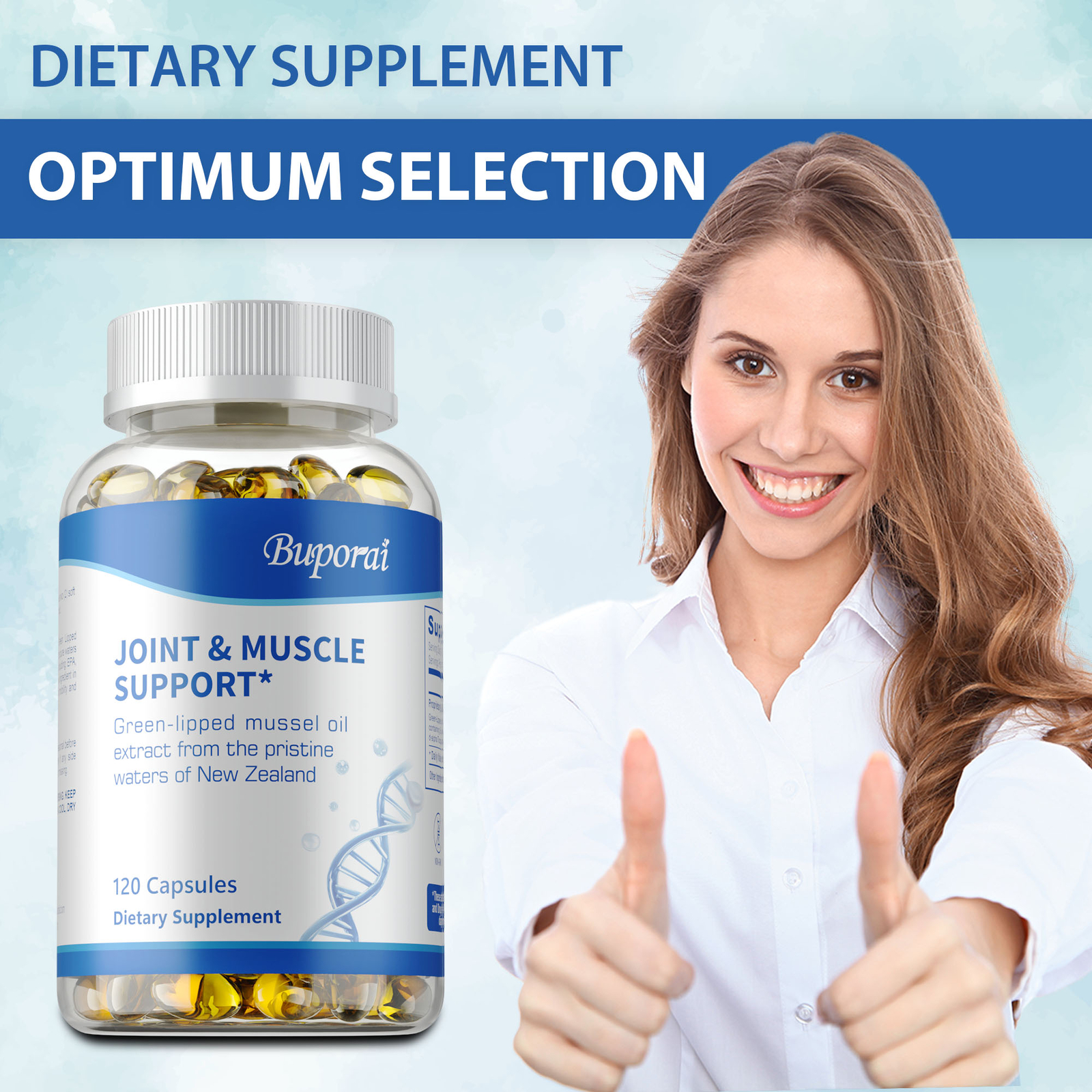 Joint & Muscle Support – Green-Lipped Mussel, Relieve Pain and Inflammation