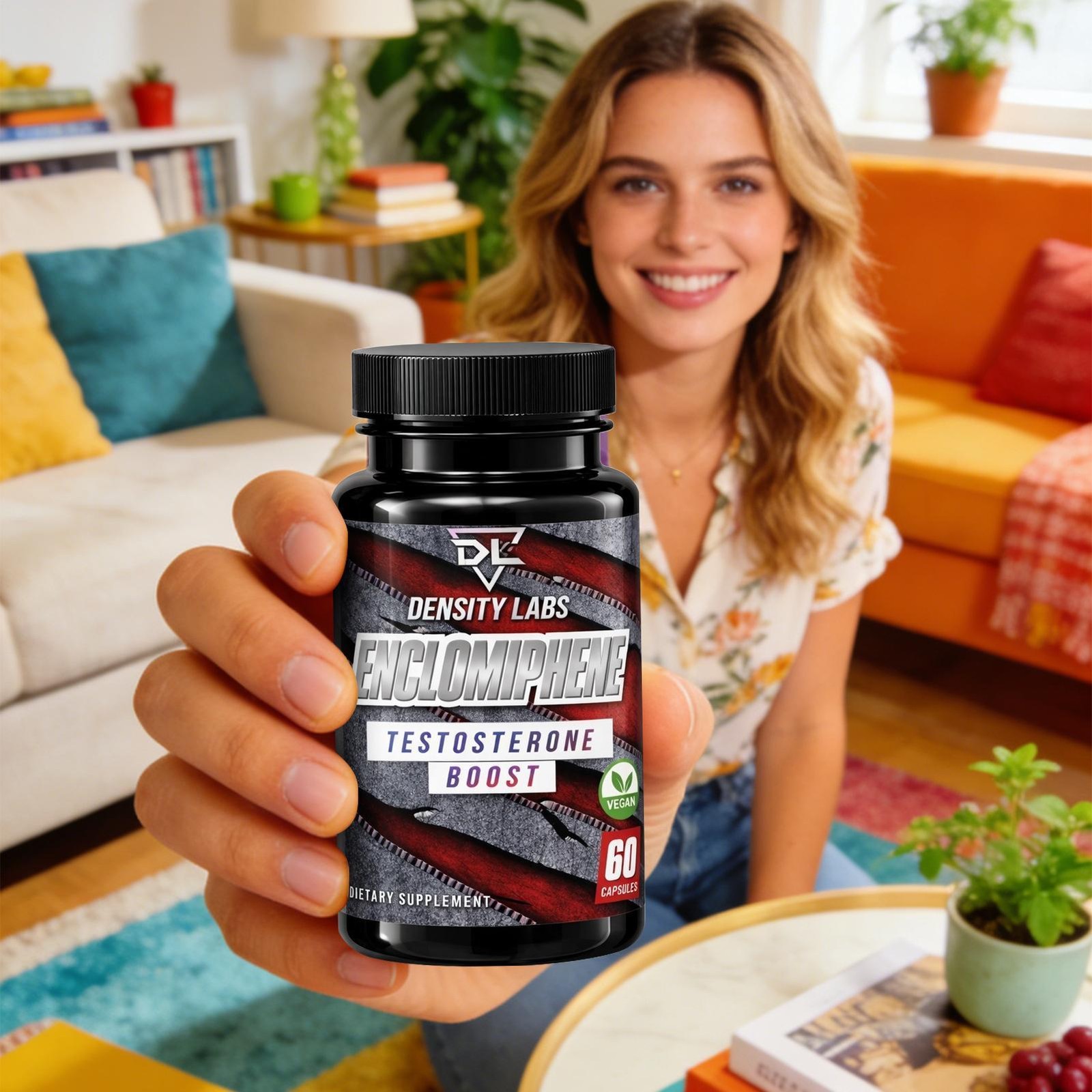 Density Labs Enclomiphene Testosterone Boost Vegan 60 Capsules