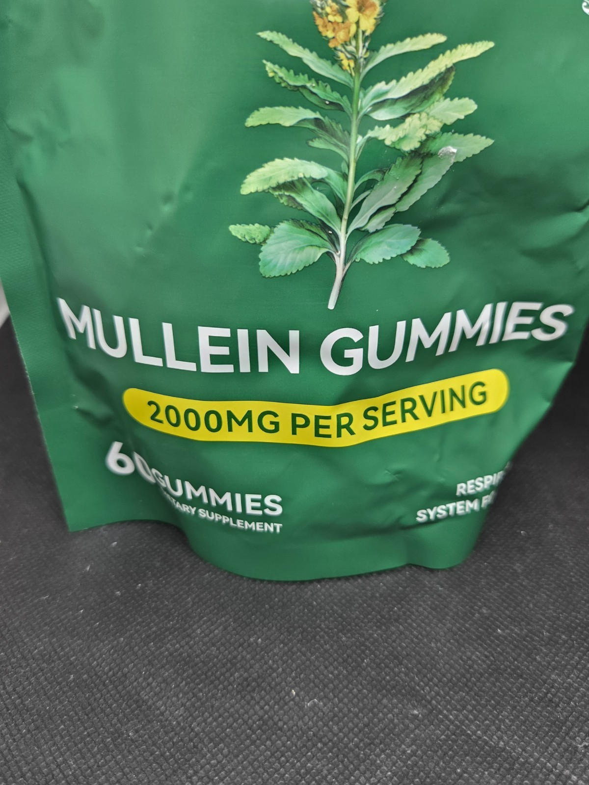 Lot Of 2 Mullein Gummies Acentialabs 60 120 Total 2000mg
