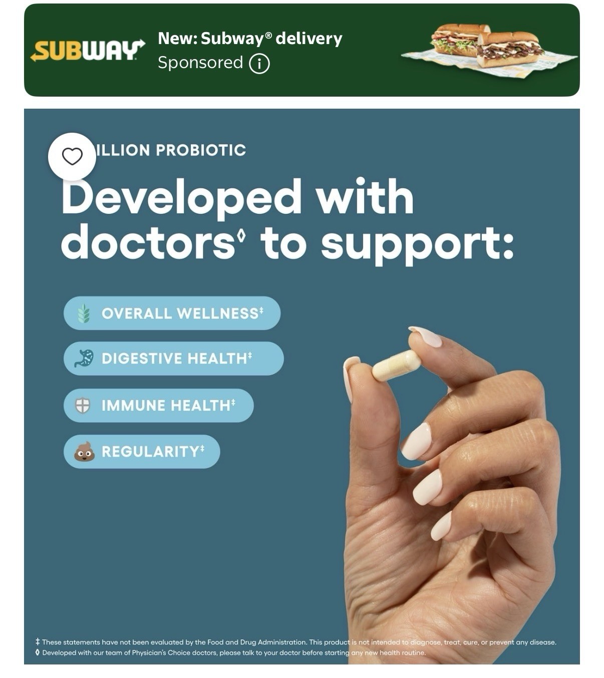 Physician’s Choice 60 Billion Probiotic, for Women & Men, 60 Count..