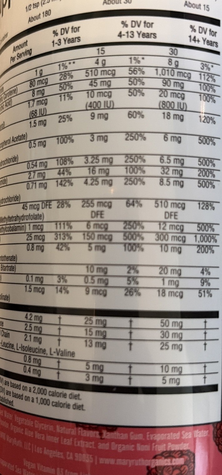 4 Pk Mary Ruth’s Liquid Morning Multivitamin ~ 15.22 FL OZ EA, EXP 4/27+, SEALED