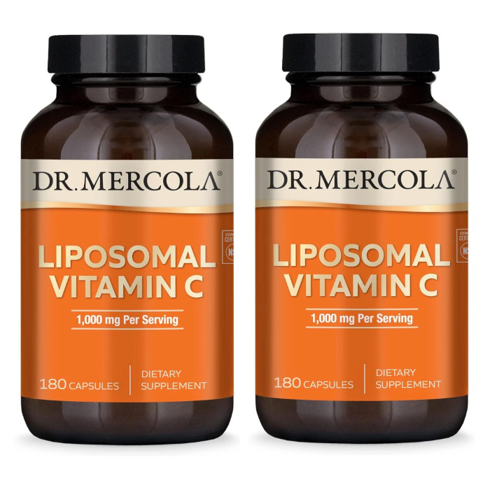 DR. MERCOLA LIPOSOMAL VITAMIN C (1000MG) 180 CAPS EACH (PACK OF 2)