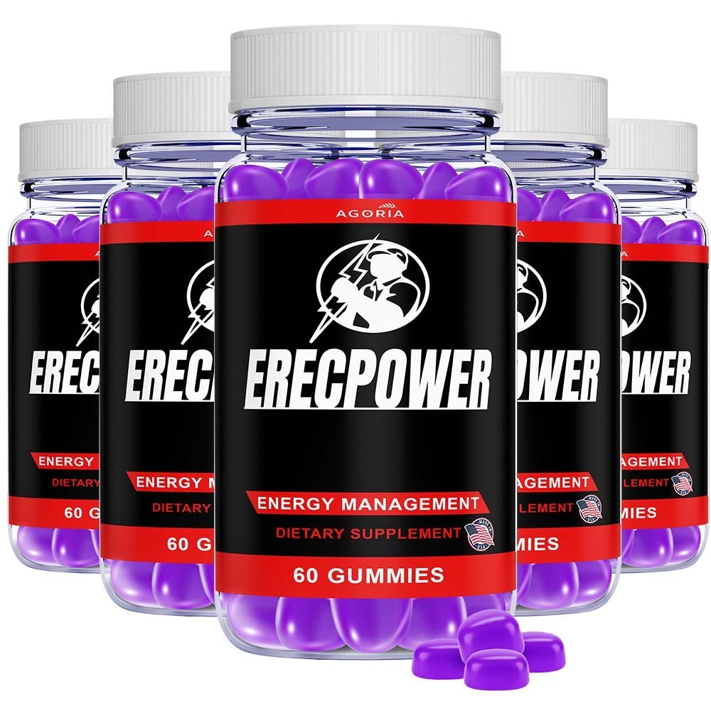 Erecpower Energy Management Multivitamin Health Supplement (300 Gummies) 5-Pack