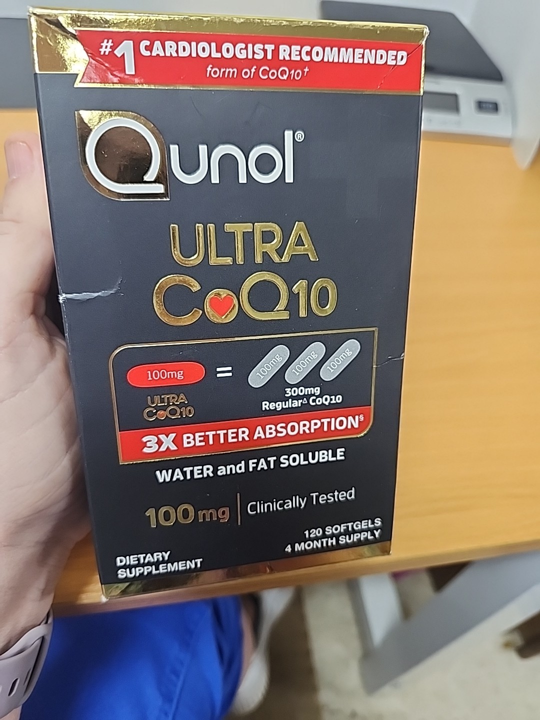 Qunol Ultra CoQ10 Better Absorption Supplement Tablet – 120 Count
