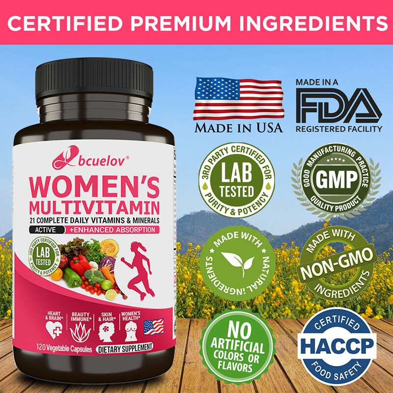 Women’s Daily Multi – Multivitamin & Multimineral Supplement, Immune Support