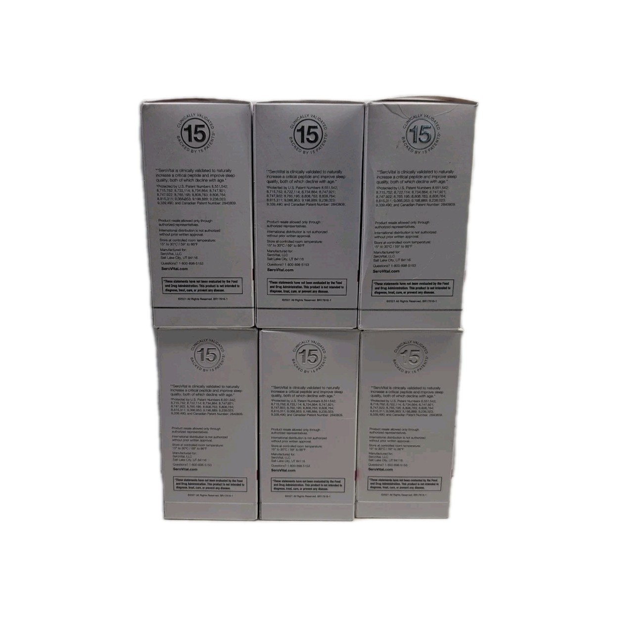(6) SeroVital Anti Aging Rapid Dissolve Fruit Punch Powder 14 Sachets 05/2026