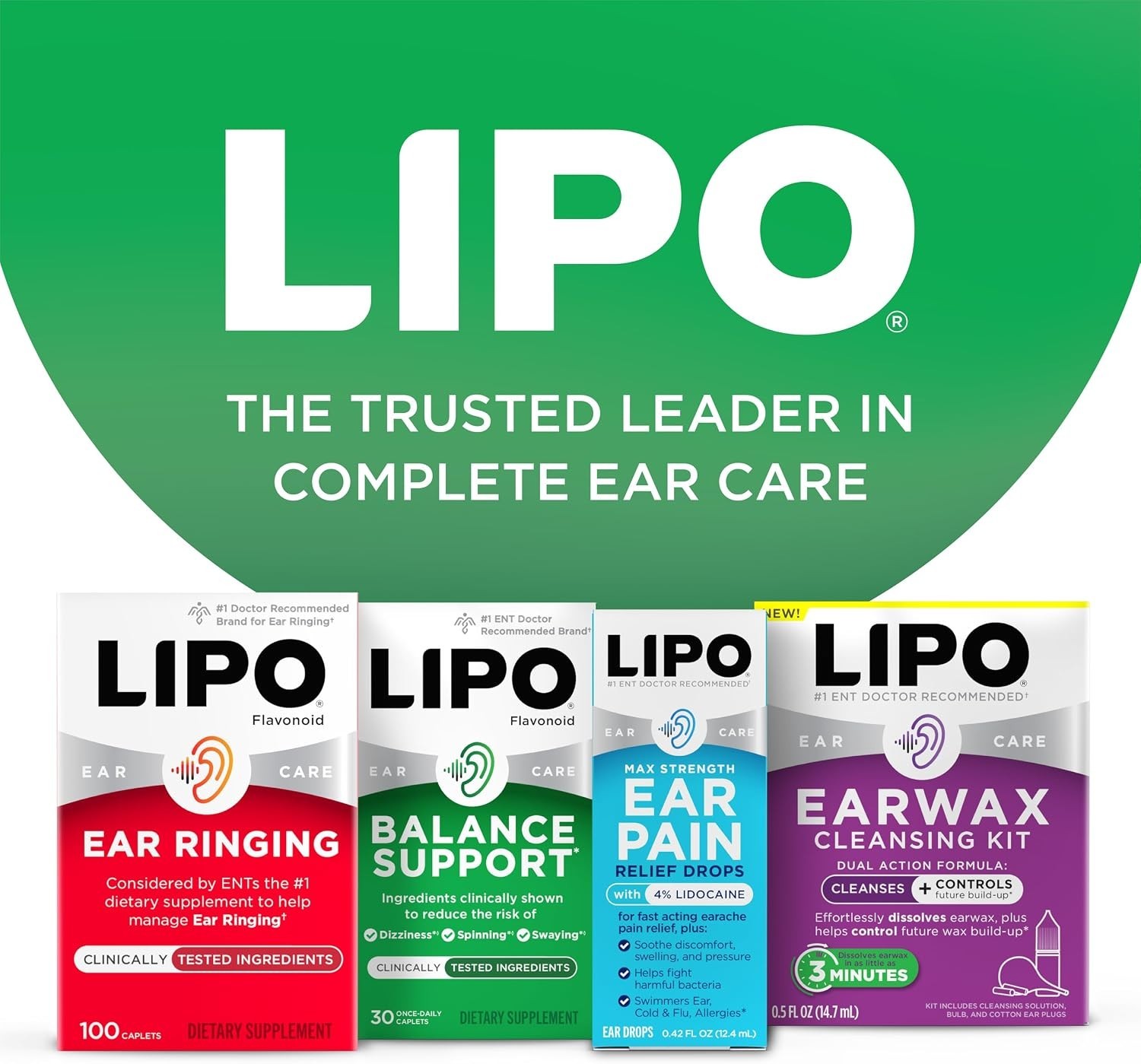 LIPO Balance Support – Daily Inner Ear & Balance Formula