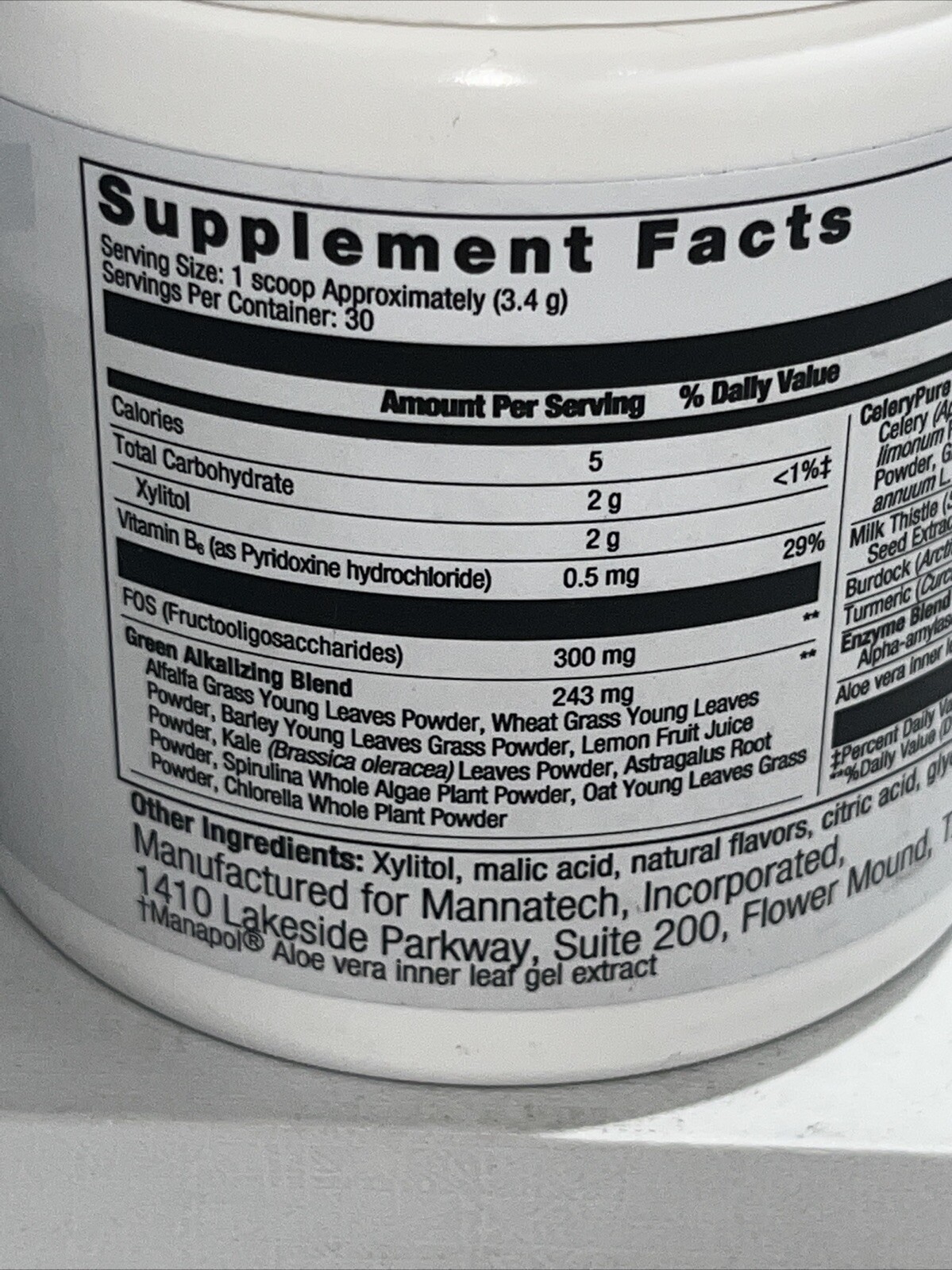 TruHealth Herbal Cleanse, Detox & Renew Sealed, 102g, Slightly Damaged Outer