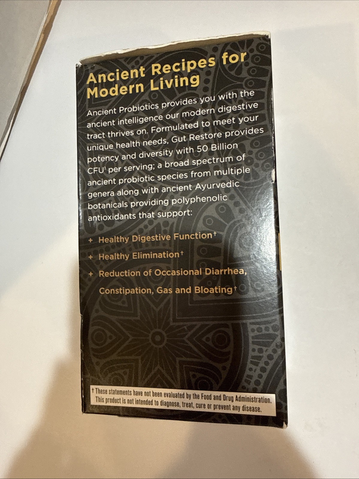 (4) Ancient Nutrition Probiotics Gut Restore Digestive 90 Capsules EXP 02/2026